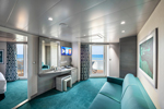 Obrázek kajut pro palubu 9 Strauss, palubu 10 Gershwin, palubu 11 Puccini, palubu 13 Bizet na lodi MSC Virtuosa