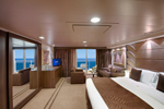 Obrázek kajut pro palubu 15 Mercurio, palubu 16 a palubu Urano na lodi MSC Divina