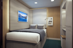 Obrázek kajut pro paluby 10, 11 a 12 na lodi Norwegian Bliss