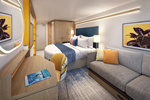 Obrázek kajut pro paluby 3, 7, 8, 9, 10, 11 a 14 na lodi Icon of the Seas