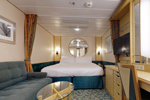 Obrázek kajut pro paluby 2, 3, 9 a 10 na lodi Independence of the Seas