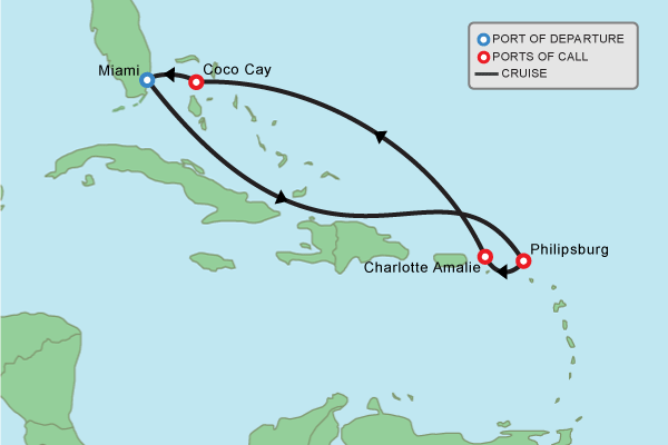7 Night Eastern Caribbean & Perfect Day From Miami, Florida | Icon of ...