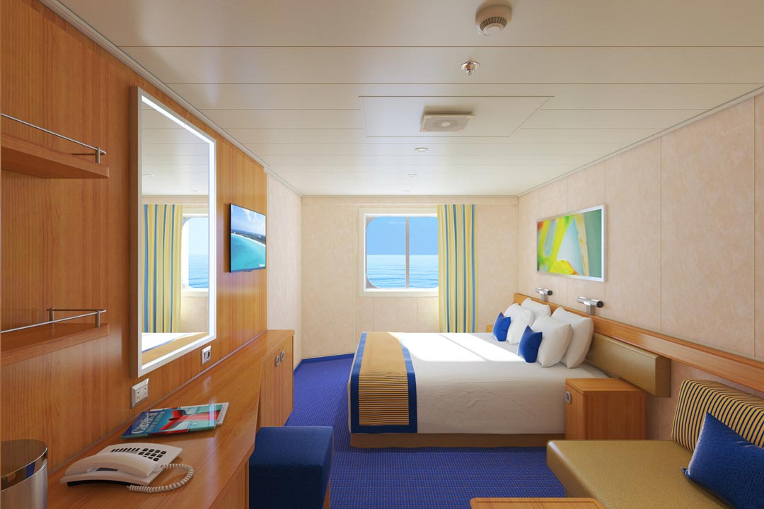 Carnival Radiance Cruise Deals And Deck, Two Twin Beds Convert To King Cruise